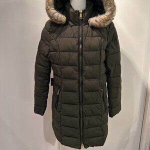 Knee Length Coat by Laundry Shelli Segal of Los Angeles Size LGG